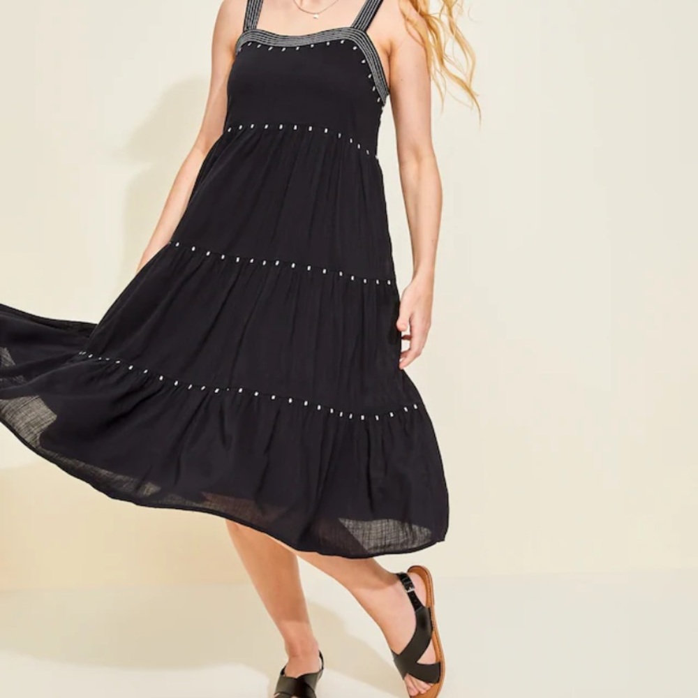 Old Navy Midi Swing Dress for Women Xs